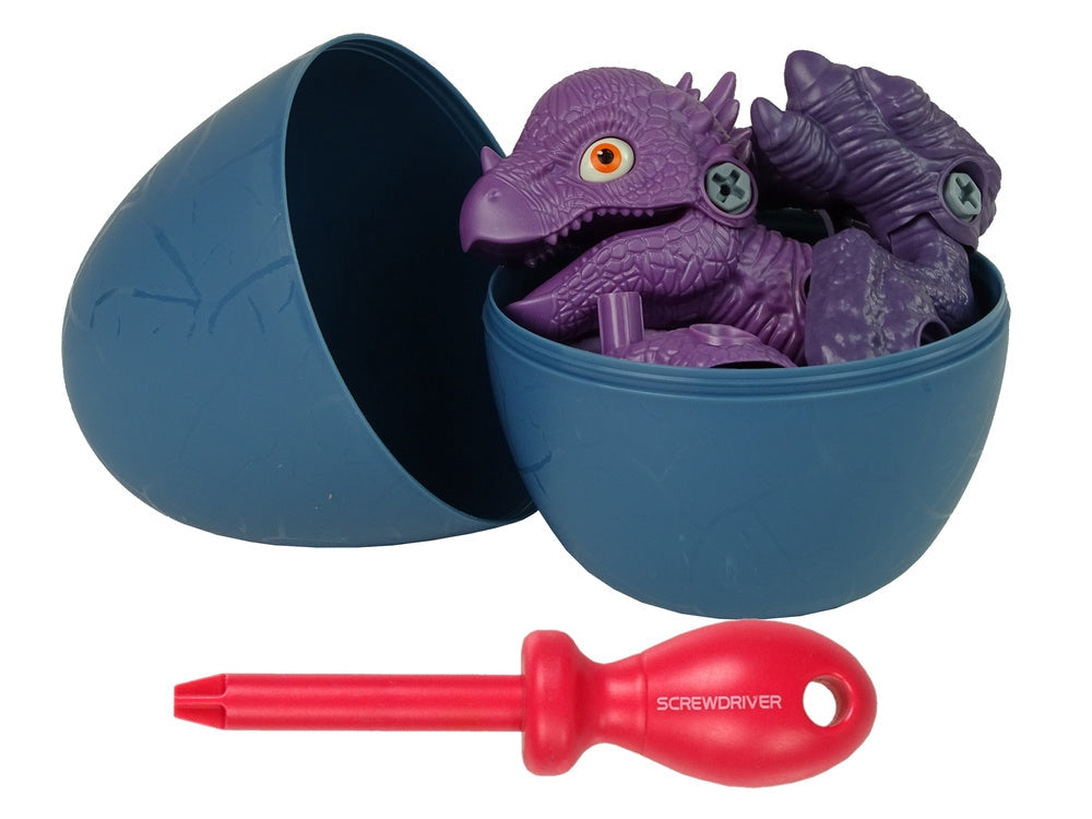 Dinosaurieleksak Stygimoloch med ägg och skruvmejsel 20 cm 3+