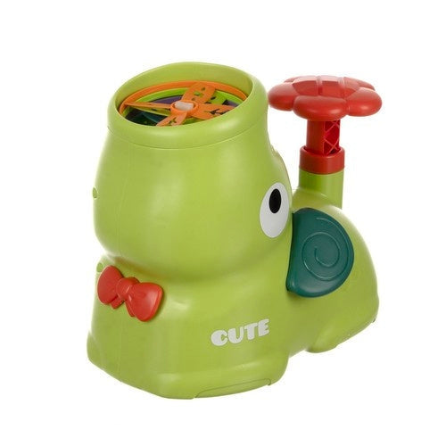 Disc launcher leksak med pump, 8 discar, 2 nät och skyddsglasögon