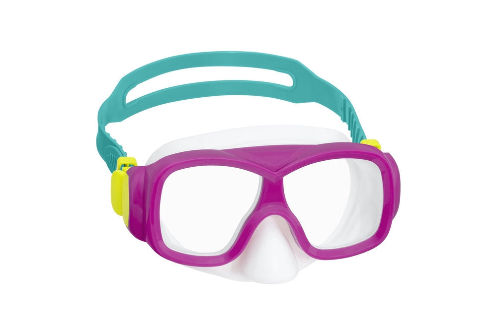 Dykset barn 7+ mask snorkel fenor rosa, fenor stl 37-41