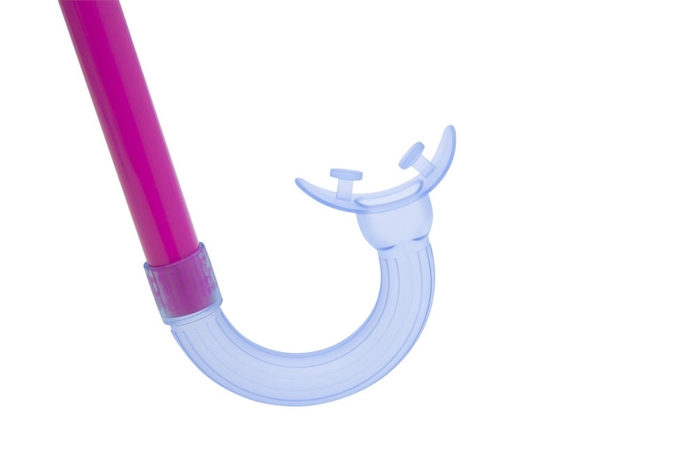 Dykset barn 7+ mask snorkel fenor rosa, fenor stl 37-41