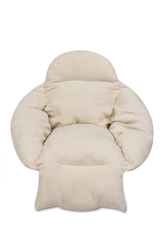 Dyna till hängande gungnest 64x56x66 cm ecru bomull/polyester