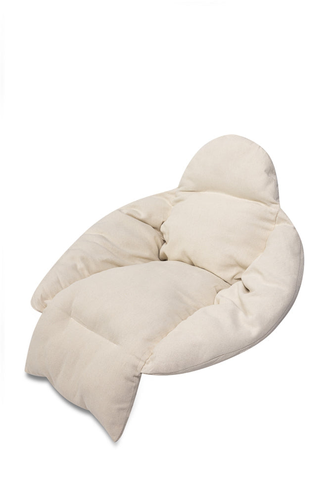 Dyna till hängande gungnest 64x56x66 cm ecru bomull/polyester