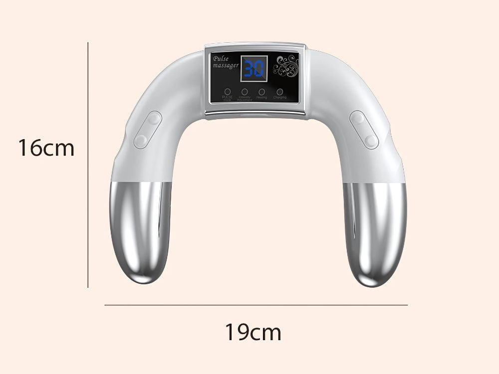 EMS handmassager med värme 7 program 50 nivåer USB 1800 mAh