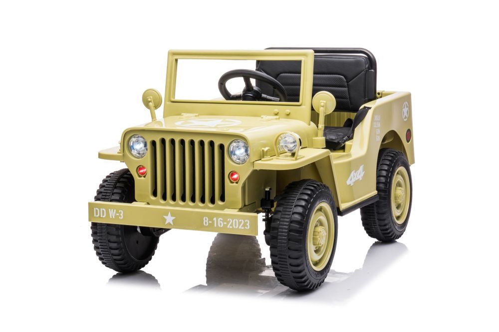 Elbil för barn 4x4 Battery Car JH-103 khaki