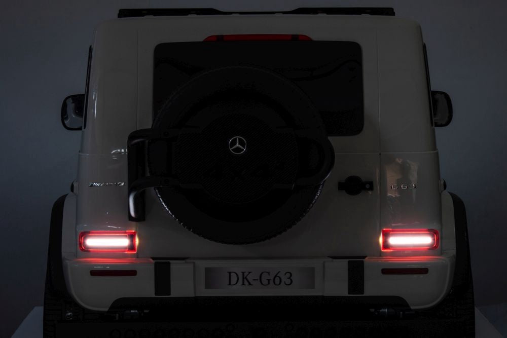 Elbil för barn Mercedes G63 XXL 24V vit batteridriven