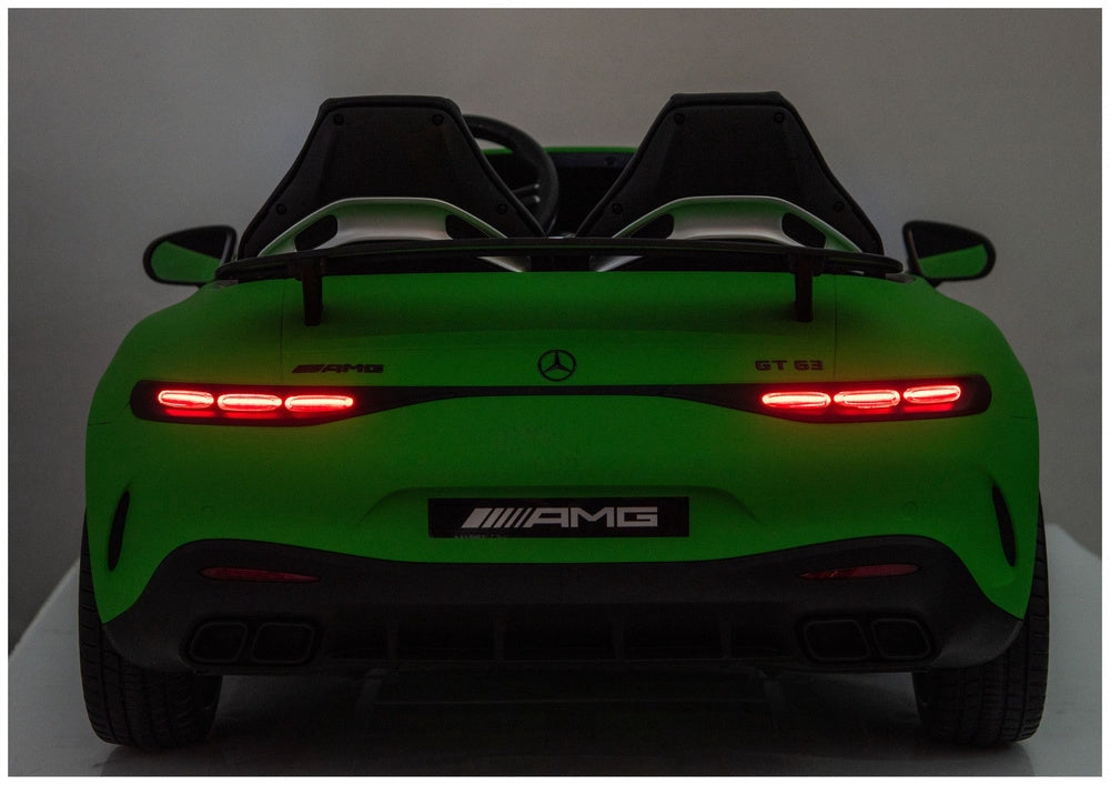 Elbil för barn Mercedes GT63 AMG batteridriven matt grön