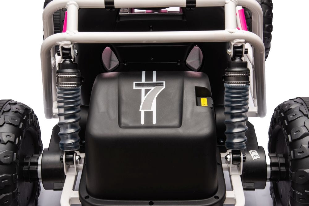 Elbil för barn buggy 24V rosa Battery Car Buggy A8812
