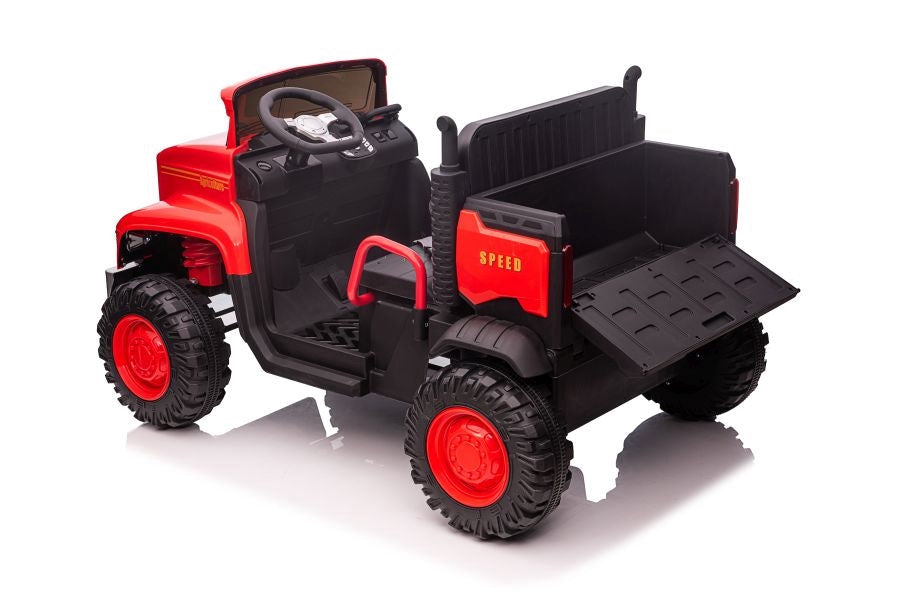 Eldriven barnbil Car On Battery JC222 röd 120x78x69 cm