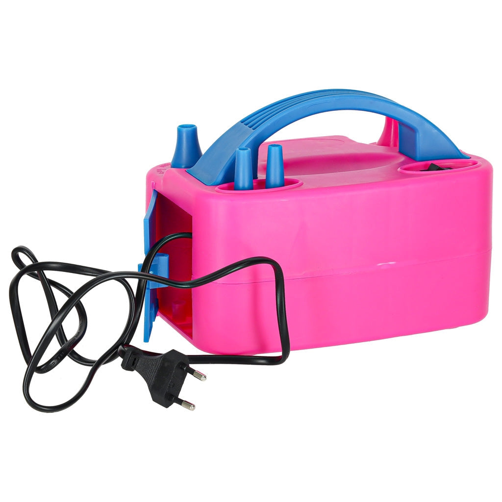 Elektrisk ballongpump 600W 2 munstycken för latex- och folieballonger