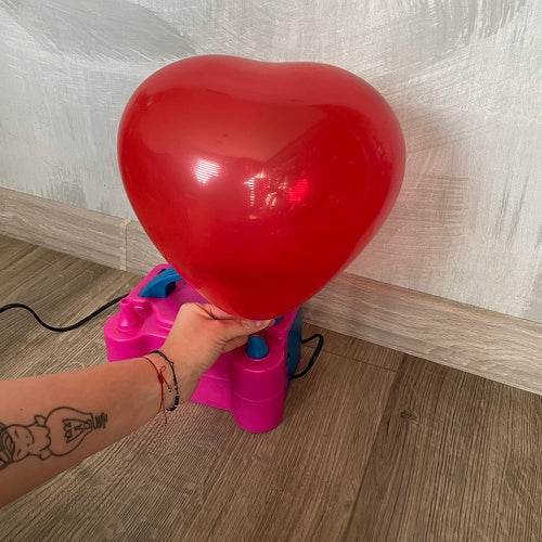 Elektrisk ballongpump 600W med 2 munstycken + 2 småmunstycken