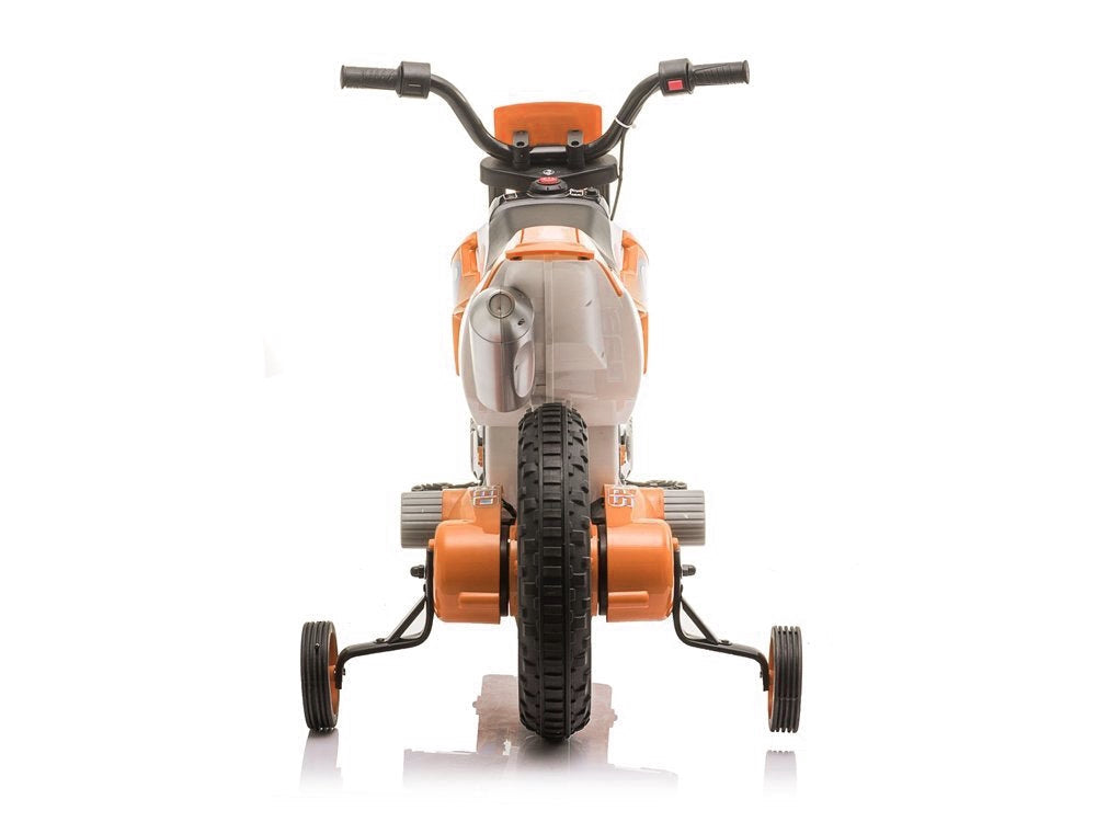 Elektrisk barnmotorcykel 12V 2x35W EVA-hjul 2 växlar orange