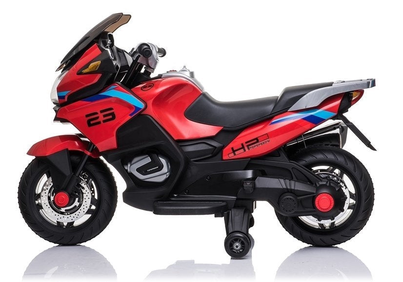 Elektrisk barnmotorcykel 12V 2x45W med stödhjul, 3+ år