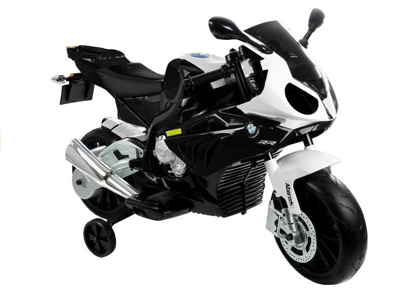 Elektrisk barnmotorcykel BMW S1000RR 12V 45W med stödhjul 3+