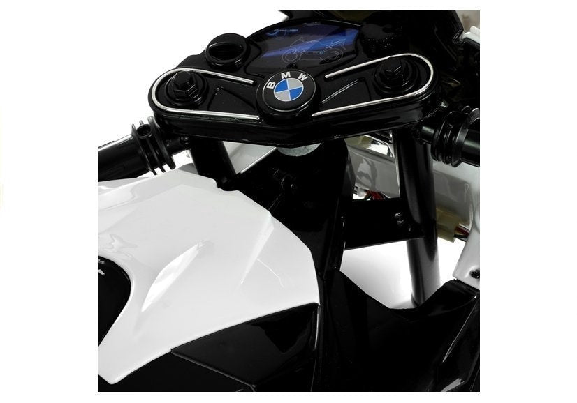 Elektrisk barnmotorcykel BMW S1000RR 12V 45W med stödhjul 3+