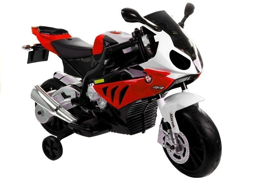Elektrisk barnmotorcykel BMW S1000RR 12V 7Ah LED fjärrkontroll
