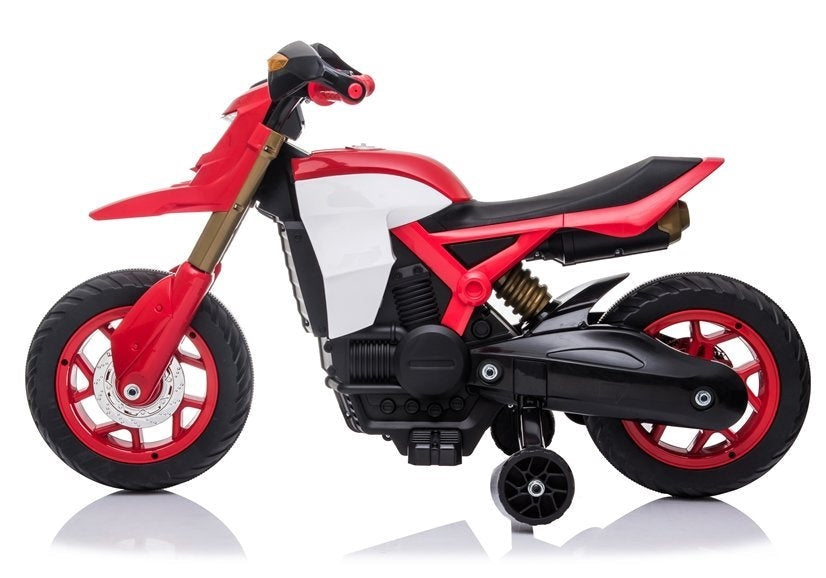 Elektrisk barnmotorcykel ride-on TR1909 röd 6V 45W max 30 kg