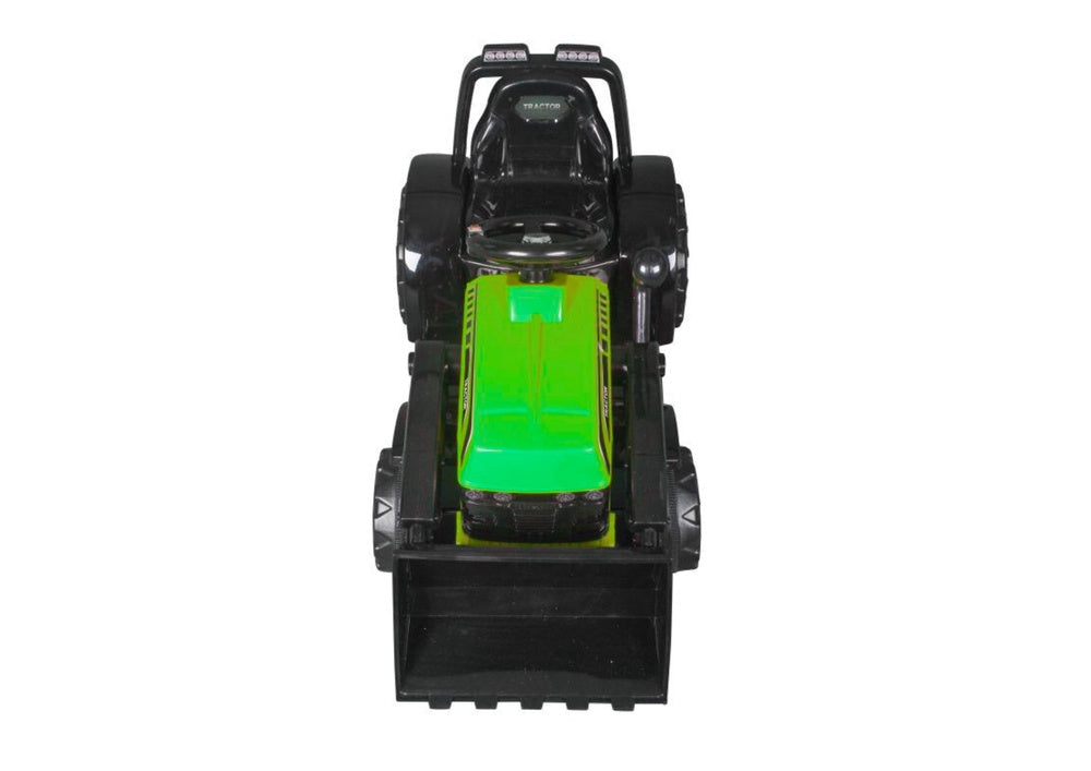 Elektrisk barntraktor grön 6V 45W med fjärrkontroll 2.4G MP3