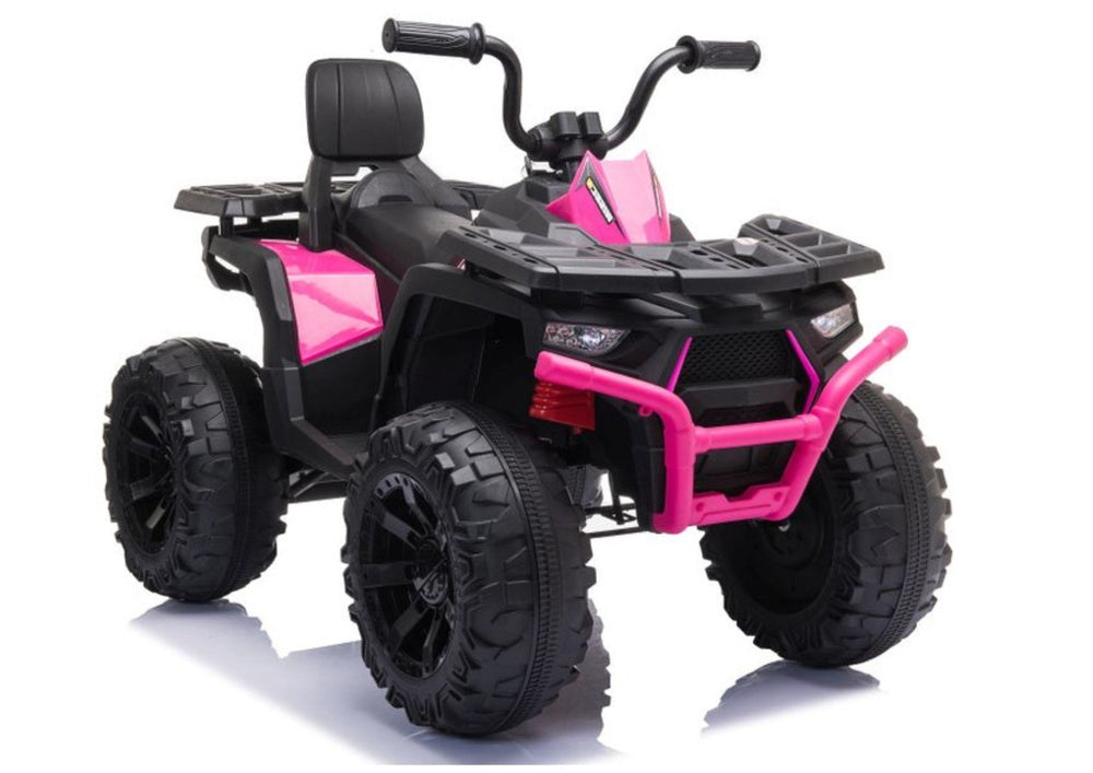 Elektrisk fyrhjuling för barn JC333 rosa 2x200W 3-8 km/h fjärrkontroll