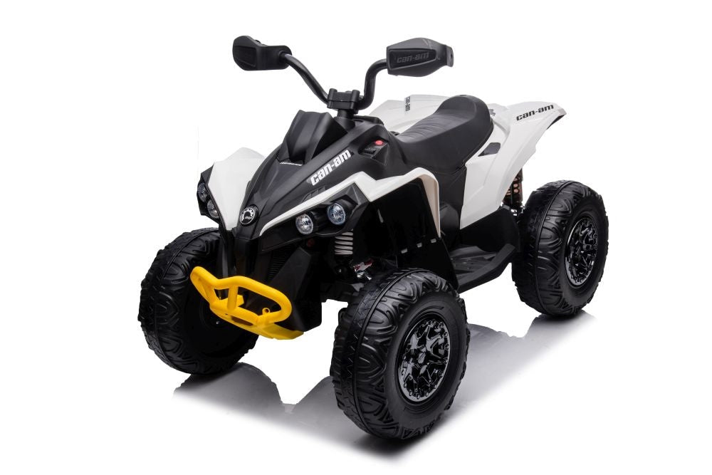 Elektrisk åkbil CAN-AM Renegade vit 12V 4x45W med fjärrkontroll