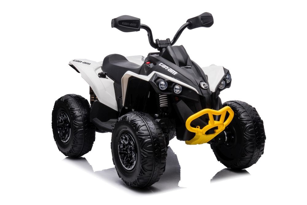 Elektrisk åkbil CAN-AM Renegade vit 12V 4x45W med fjärrkontroll