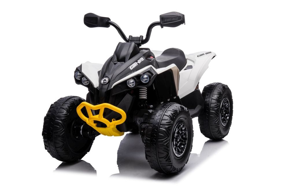 Elektrisk åkbil CAN-AM Renegade vit 12V 4x45W med fjärrkontroll