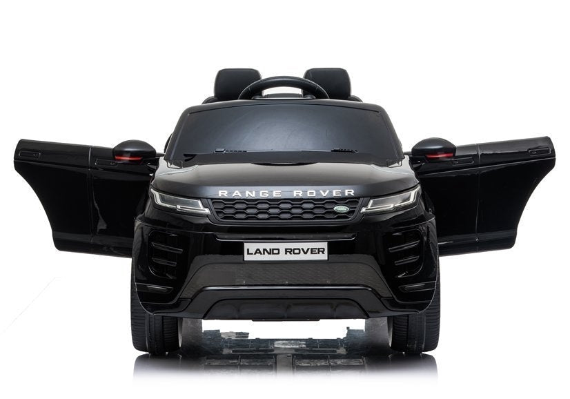 Elektrisk åkbil Range Rover Evoque svart 12V med fjärrkontroll