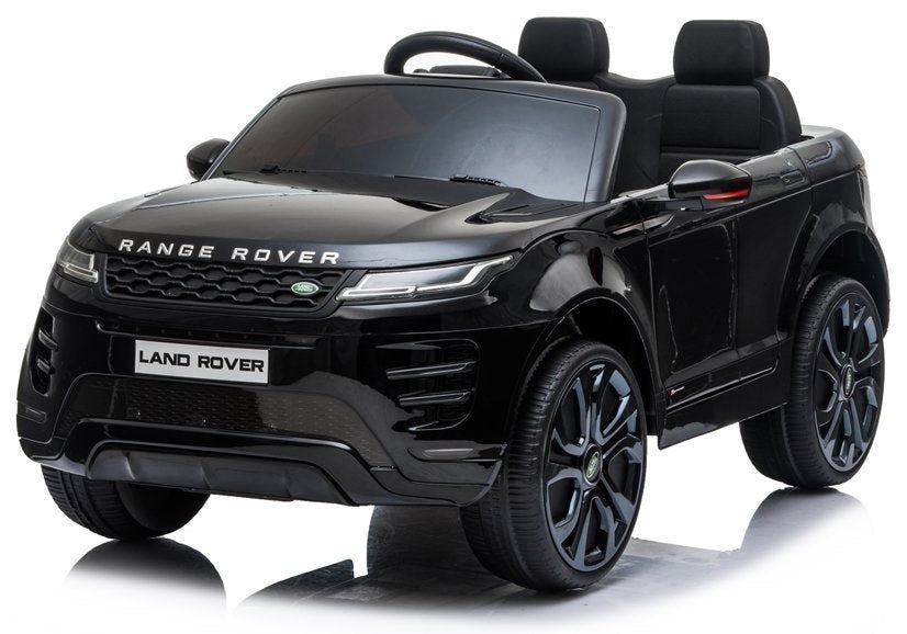 Elektrisk åkbil Range Rover Evoque svart 12V med fjärrkontroll