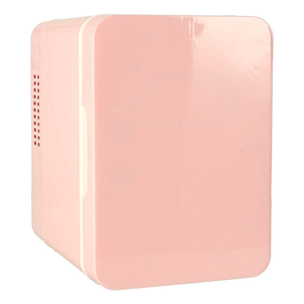 Elektrisk mini kylbox 4L kyl/värme 12V/230V portabel rosa