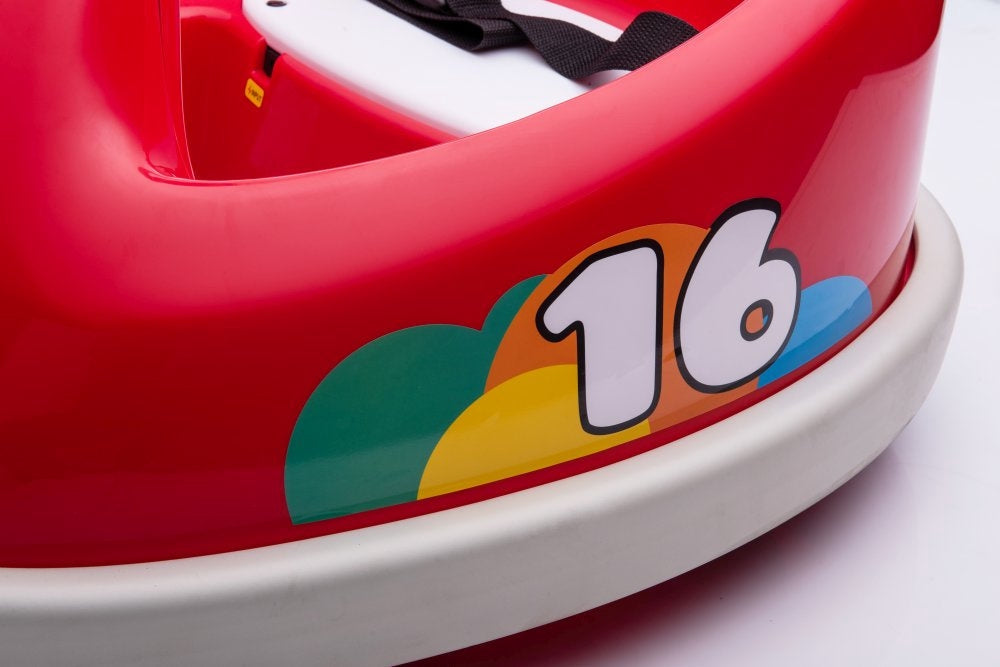 Elektrisk ride-on bil för barn röd