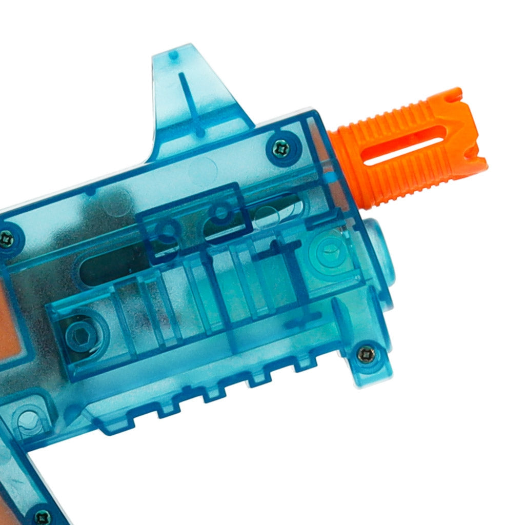 Elektrisk vattenpistol 350 ml 10 m räckvidd USB-laddning blå/orange