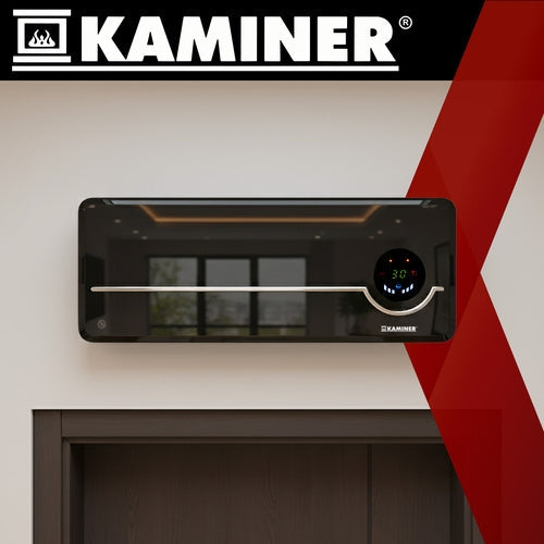Elektrisk väggvärmare luftgardin 2000W WiFi IP22 timer fjärrkontroll