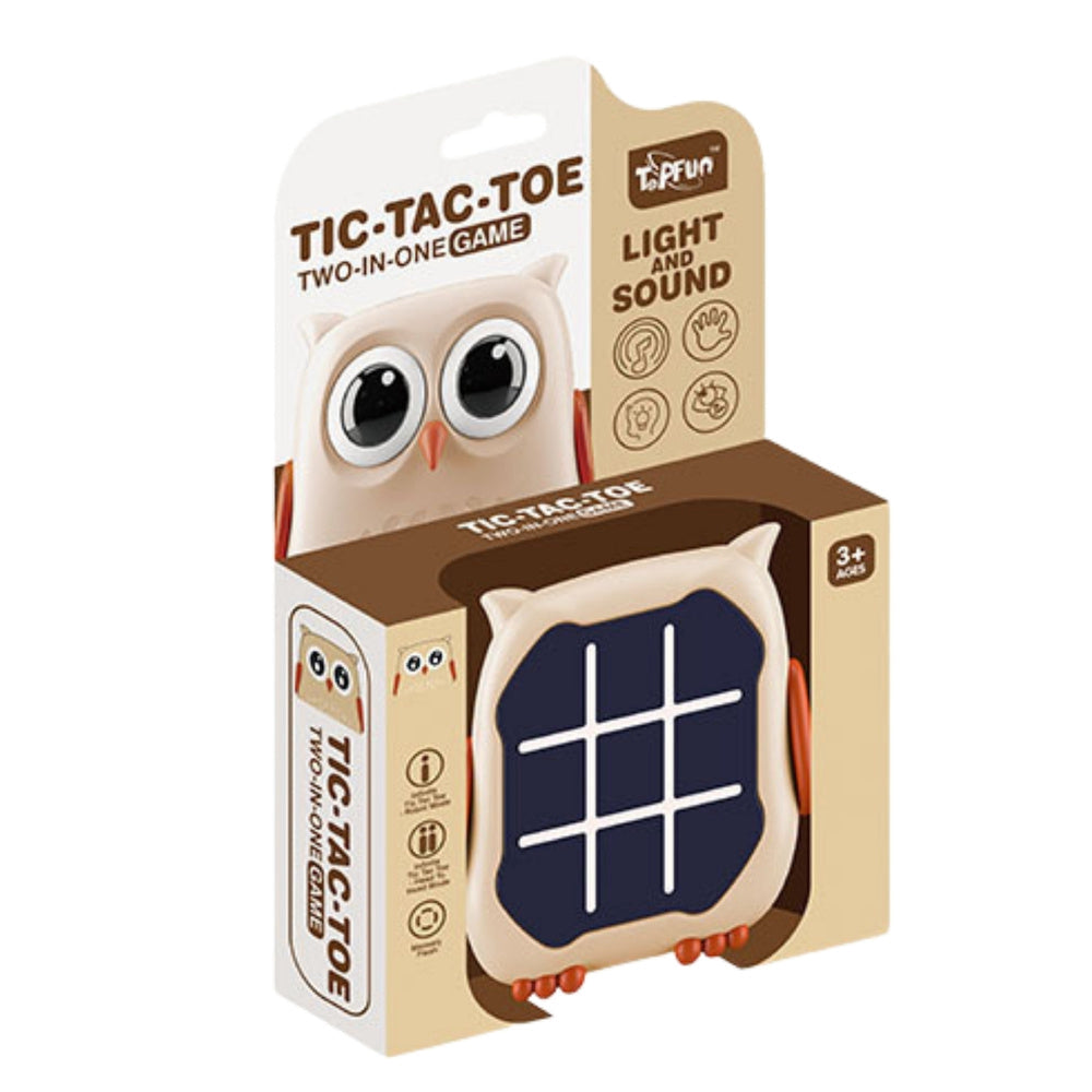 Elektroniskt spel 3-i-1 Tic Tac Toe/Par/Minne med ljus & ljud