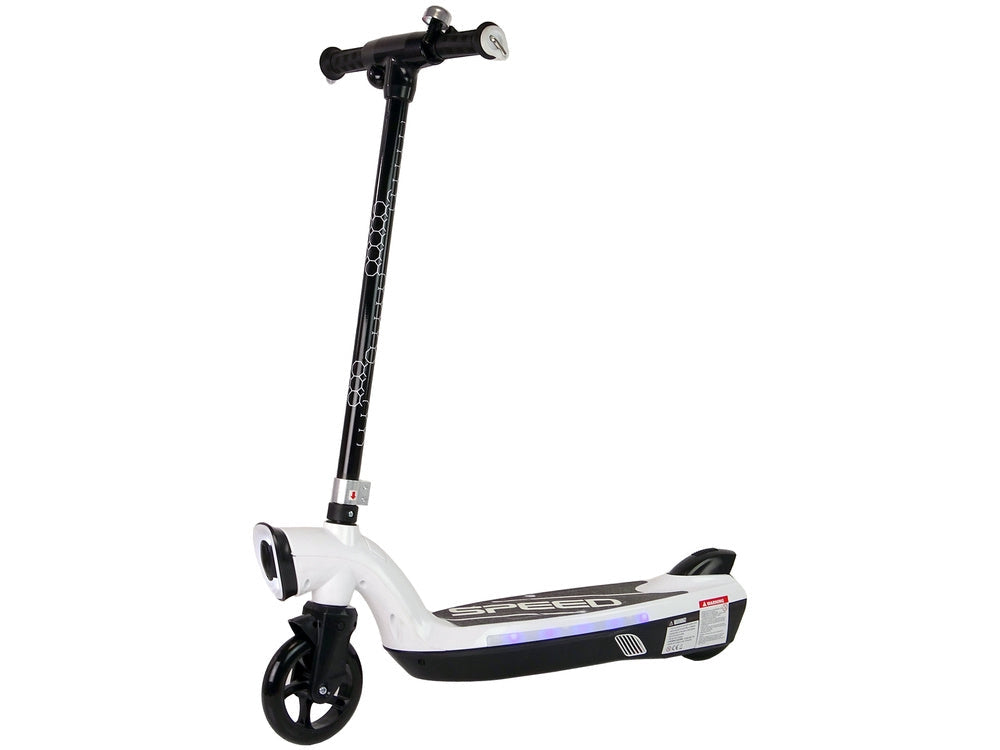 Elscooter KL-168 vit kompakt och lätt 8,6 kg