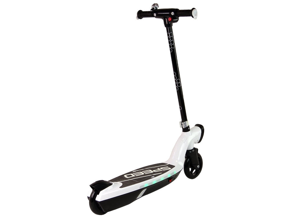 Elscooter KL-168 vit kompakt och lätt 8,6 kg