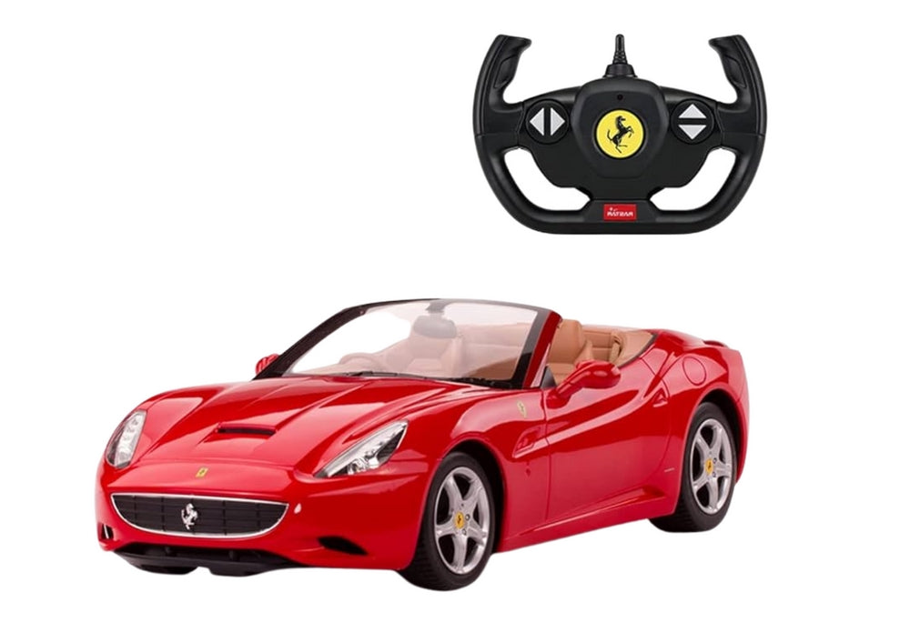 Fjärrstyrd Ferrari California sportbil 1:24 röd med öppningsbara dörrar