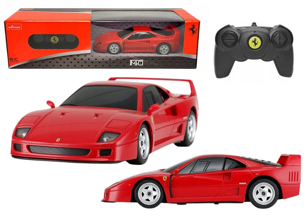 Fjärrstyrd Ferrari F40 bil 1:24 röd 2.4 GHz RC, 29 cm