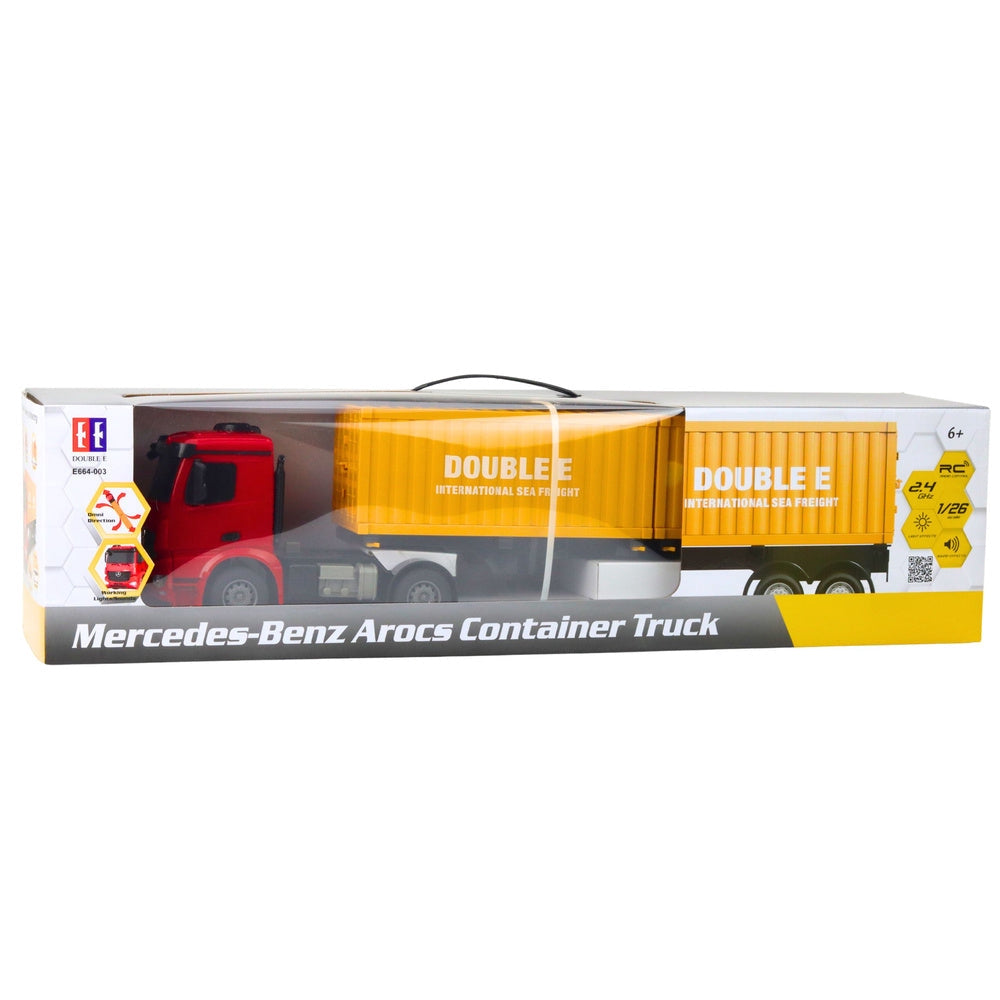 Fjärrstyrd Mercedes-Benz Arocs containerlastbil 1:26 2.4 GHz