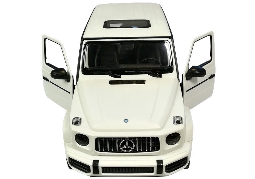 Fjärrstyrd Mercedes G63 off-road bil 1:14 med LED, 2.4 GHz vit