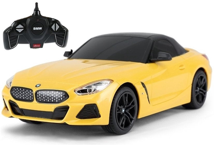 Fjärrstyrd bil BMW Z4 Roadster 1:18 2,4 GHz LED-ljus gul