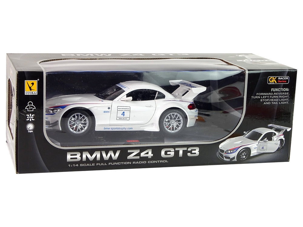 Fjärrstyrd bil BMW Z4 vit 31 cm med ljus och öppningsbara dörrar