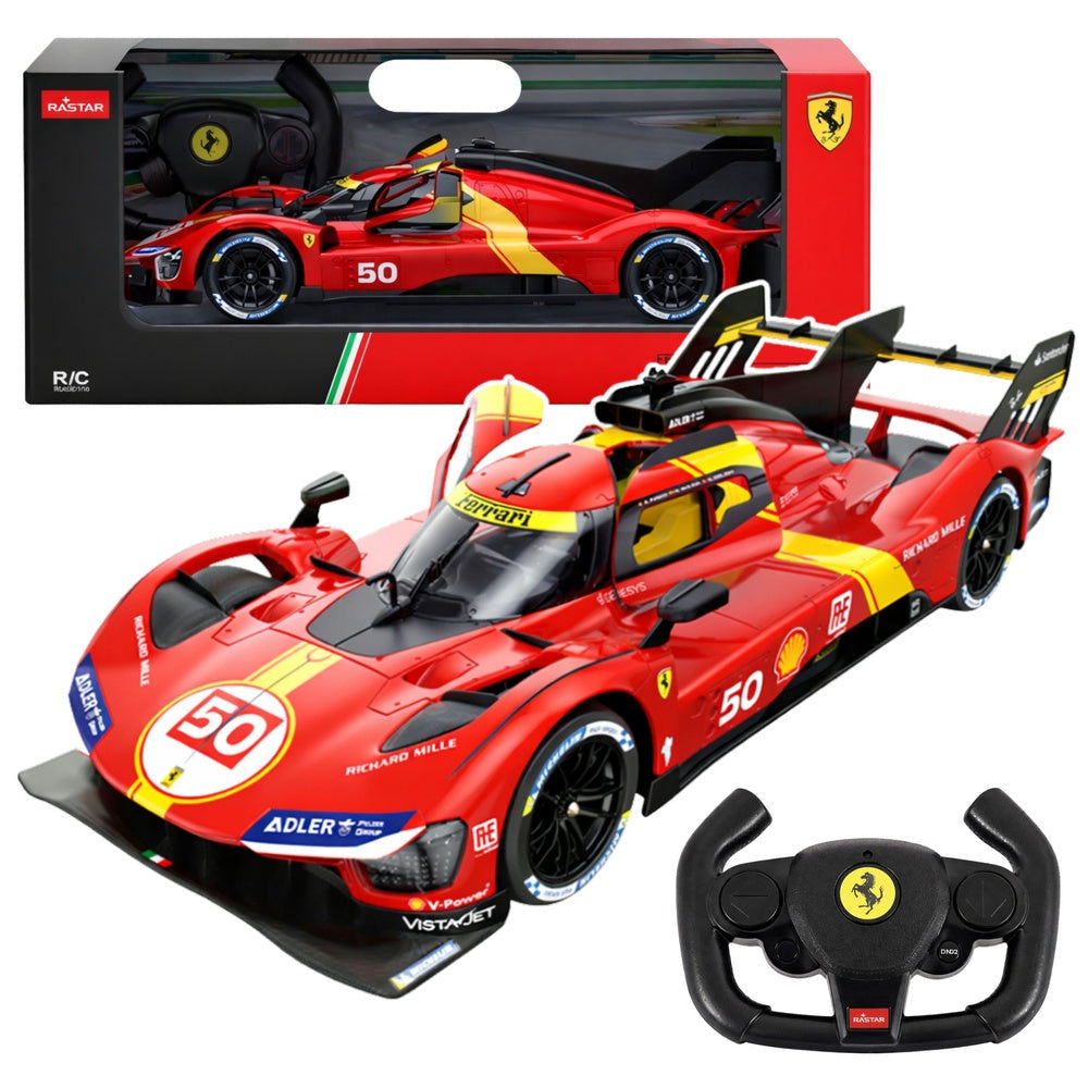 Fjärrstyrd bil Ferrari 499P R/C 1:24 2,4 GHz röd
