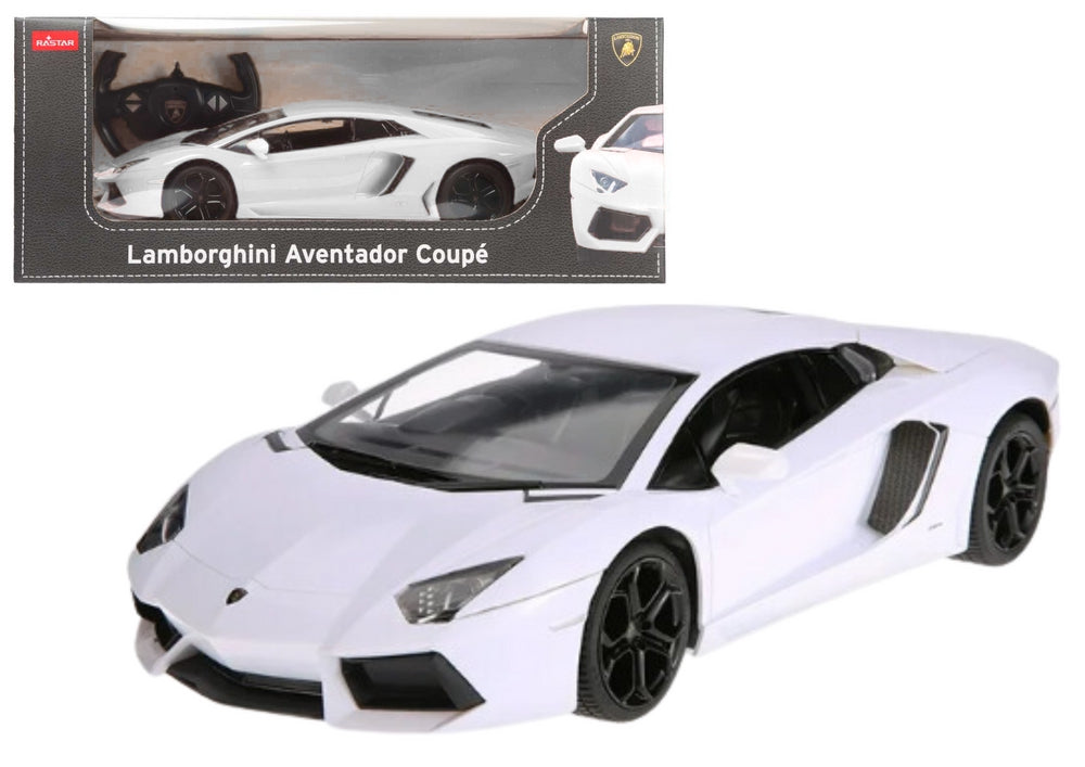Fjärrstyrd bil Lamborghini Aventador LP700 vit, CE/EN71, 6+ år