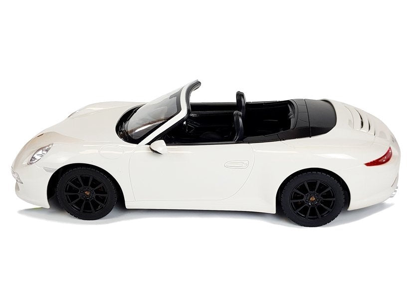Fjärrstyrd bil Porsche 911 Carrera S 1:12 vit med LED-ljus