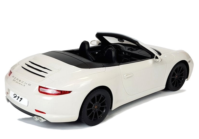 Fjärrstyrd bil Porsche 911 Carrera S 1:12 vit med LED-ljus