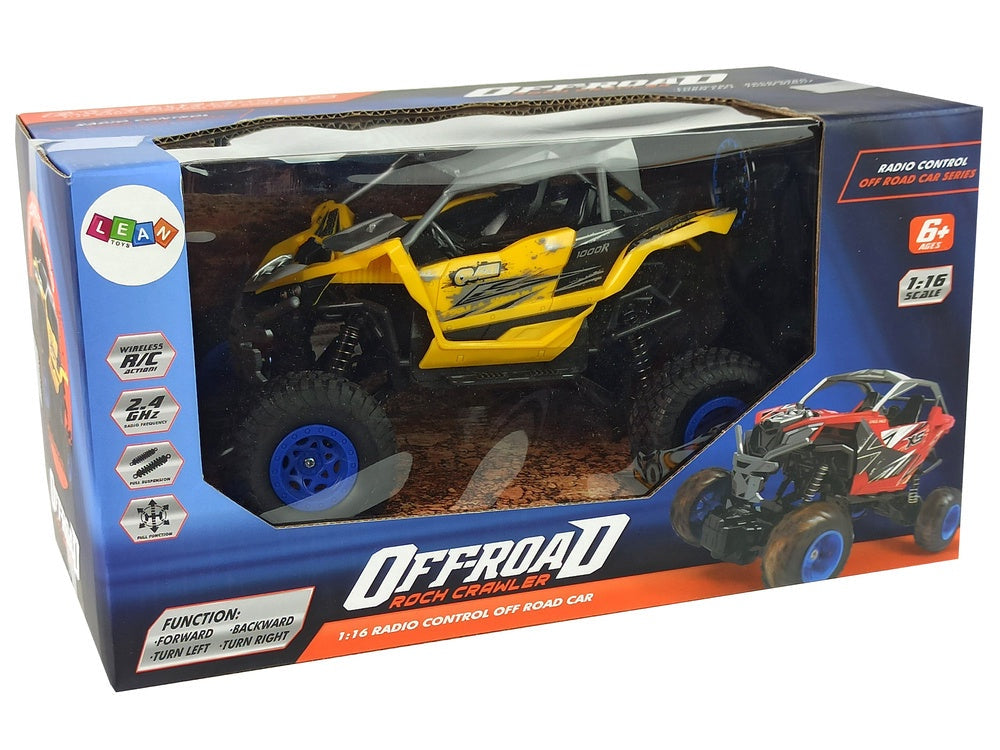 Fjärrstyrd off-road bil 1:16 2,4 GHz med batteri och laddare