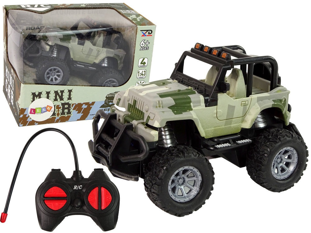 Fjärrstyrd off-road bil 1:43 27 MHz med fjärrkontroll, marocko