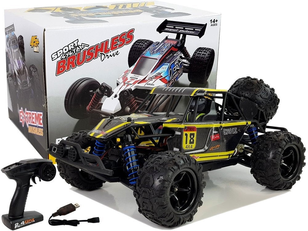 Fjärrstyrd off-road buggy 1:18 4x4 45 km/h 2.4GHz 7.4V