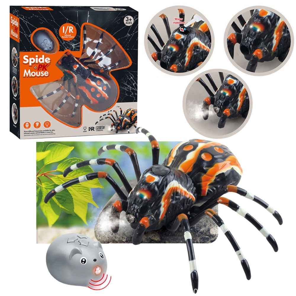Fjärrstyrd tarantula spindel 26 cm med IR-fjärrkontroll, 6+ år