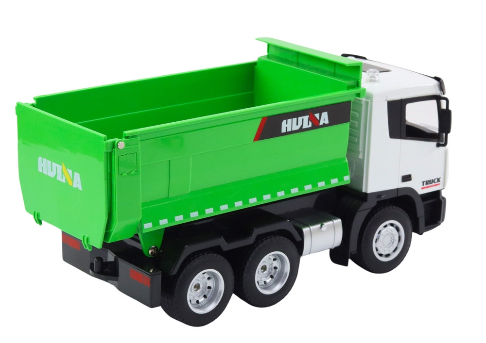 Fjärrstyrd tipptruck 1:18 2,4 GHz med ljus och ljud 30 cm