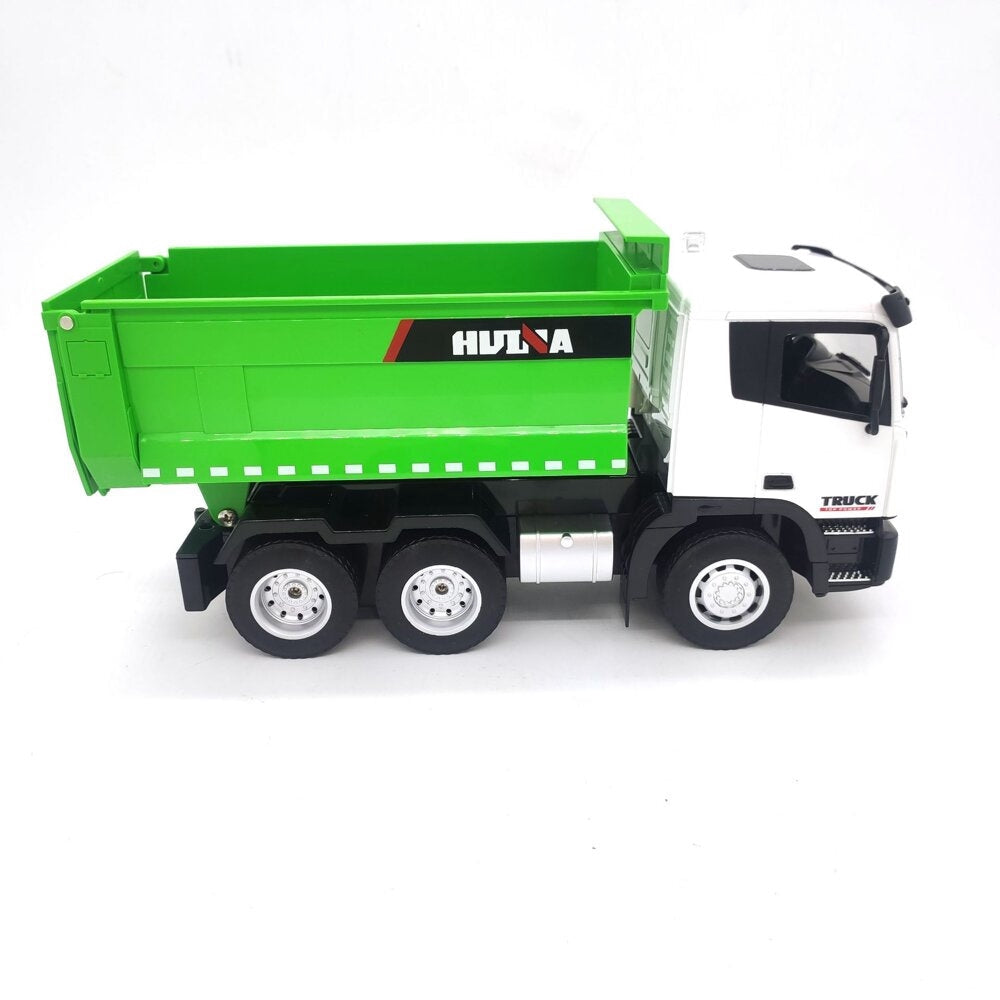 Fjärrstyrd tipptruck 1:18 2,4 GHz med ljus och ljud 30 cm